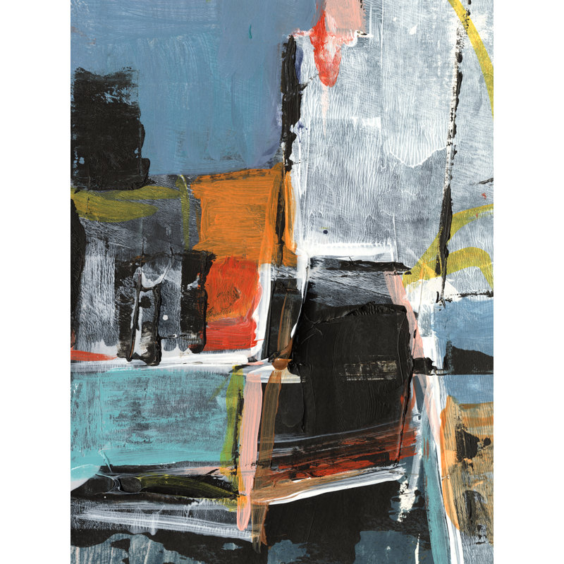 Tegon Erratic Marks I by Ethan Harper - Wrapped Canvas Print, 46 cm H x 30 cm W