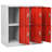 Locker Cabinet - Light Grey 35.4”X17.7”X36.4” Steel Storage Unit, Adjustable Shelves, Secure Locking Design-940508141