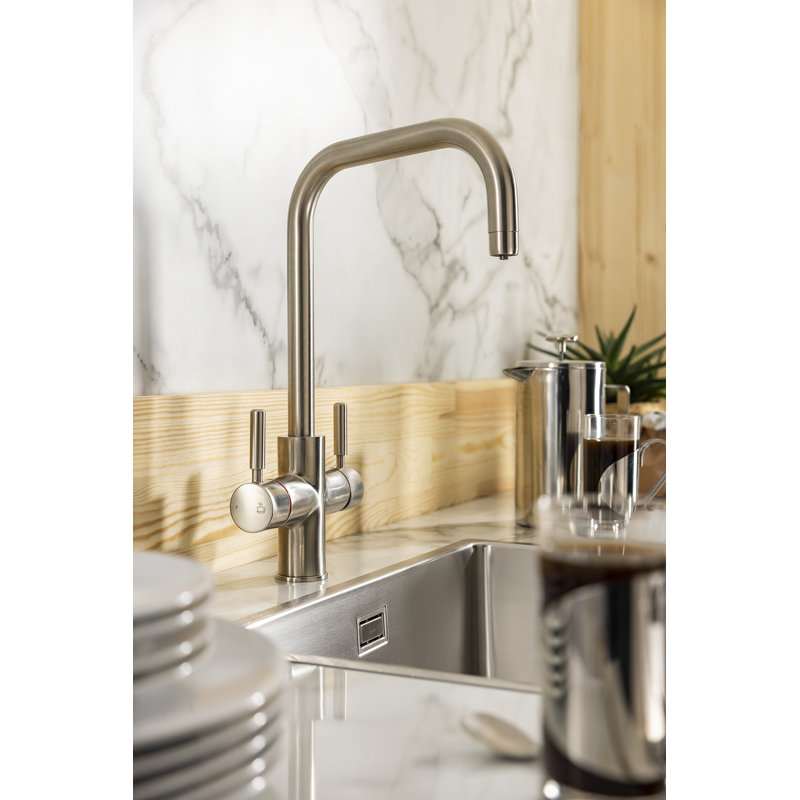 Abode Hemista 4-in-1 Steaming Hot Water Tap, Brushed Nickel