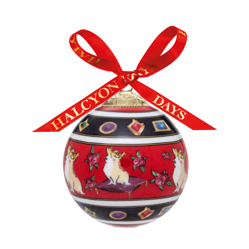 3.15'' Handmade Bone China Animals Ball Ornament