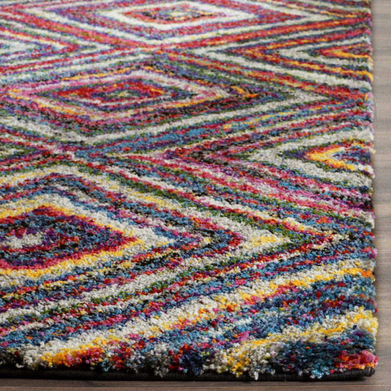 Gleno Performance Geometric Rug, Rectangle 6'7" x 9'2"