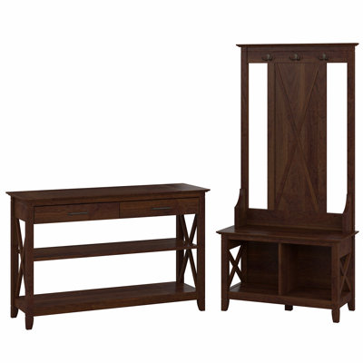 Key West Hall Tree with Bench and Shoe Storage