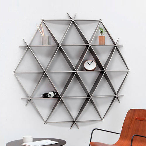 4 Piece Cube Shelf, Black, 132cm H x 132cm W x 30cm D