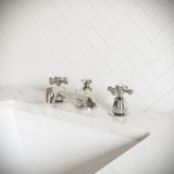 Carlson Widespread Bathroom Faucet with Drain Assembly