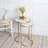 Natural Marble Top Round Nesting Tables