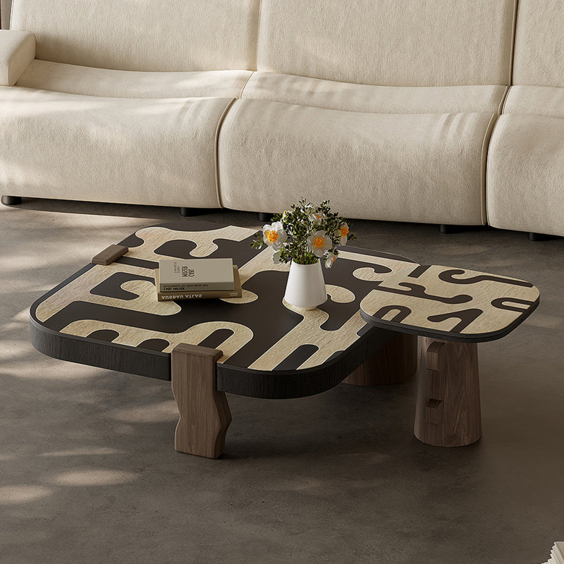 Table basse carrée de style italien