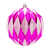 Rose vif / blanc