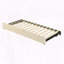 Lit de jour simple tapissier avec couchette escamotable, beige-129502980