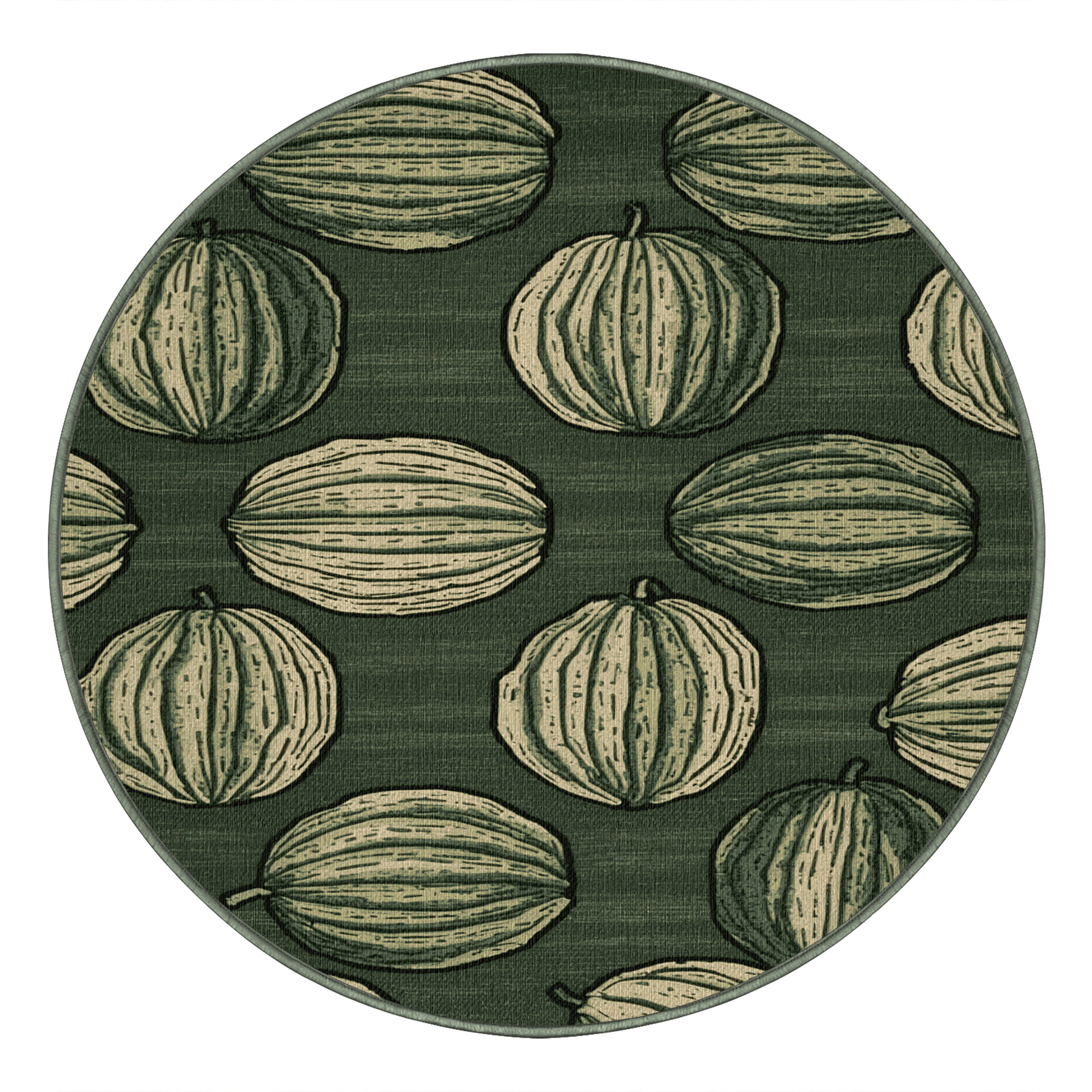 Foundry Select Washable Winter Melon Vegetables Area Rug | Wayfair