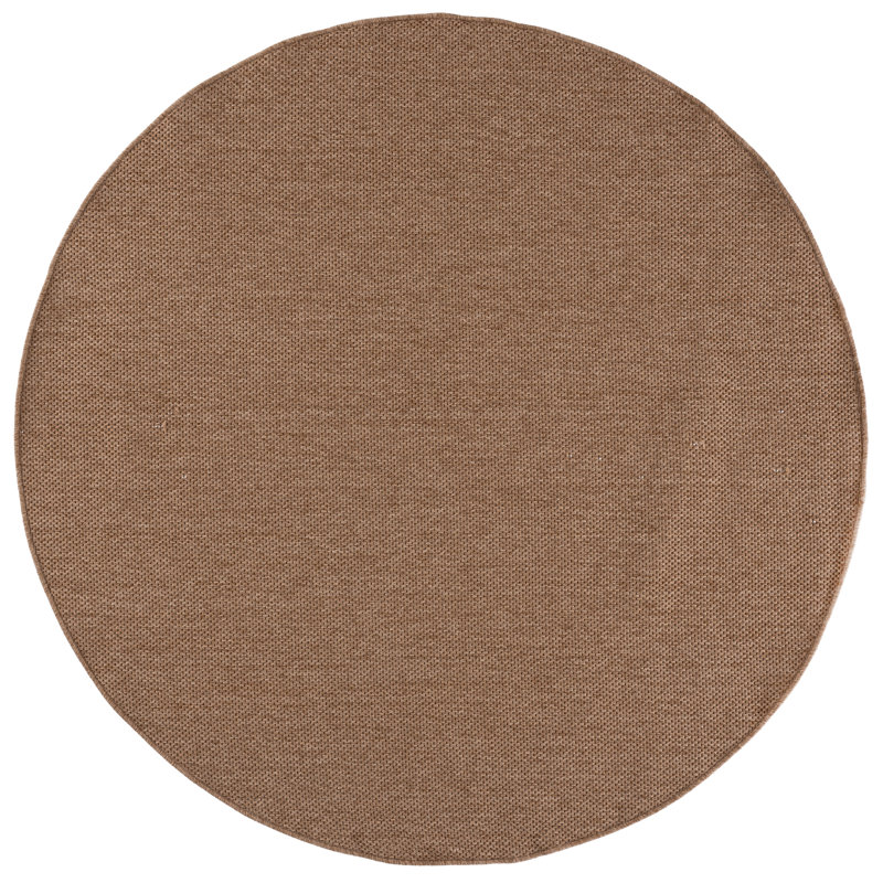 Sisal Performance 800 Performance Solid Color Indoor Rug, Round 6'7"