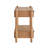 Wood Nightstand End Table with Two Drawers