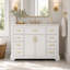 Freestanding Standard Free Standing Single Double Single Vanity Bathroom Vanity With MDF Top