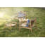 Sammen Outdoor Square Teak Garden Table