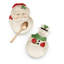 «Hosting the Holiday Snowman Spoon Rest»