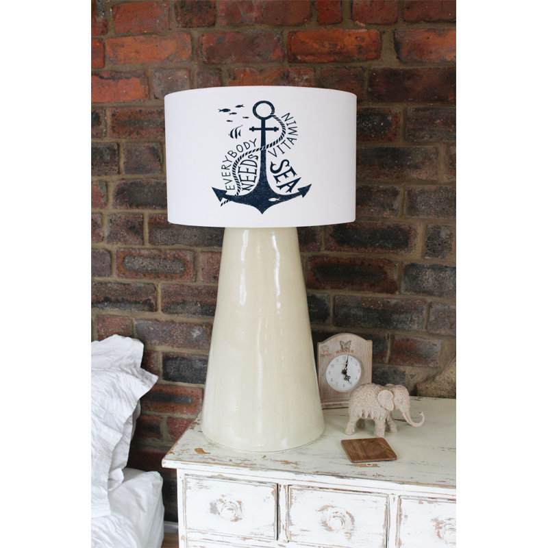 Drum Cotton Lamp Shade ( Uno ), 25cm H x 40cm W x 40cm D