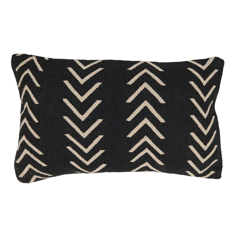 Gustel Cotton Geometric 22" Throw Pillow Cover