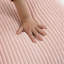 Canapé modulaire en L compressé modulaire en L rembourré en velours côtelé avec repose-pieds mobile, avec trois coussins et deux coussins lombaires, coussins de siège amovibles Cloud-1402524664