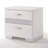 High Gloss 3-Drawer Nightstand