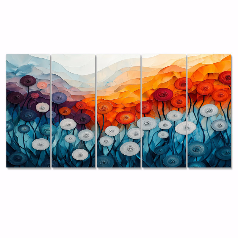 Abshire - Art - Pour le salon, 5, H 32 po x l 80 po