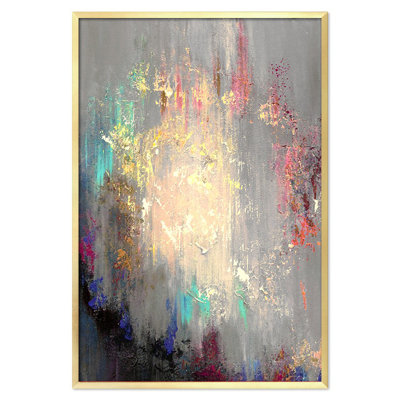 Abstraction - Wrapped Canvas Painting