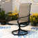 Alyah 6 - Person Metal Patio Dining Set with Rectangular Table