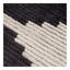 Tapis noir et ivoire moderne