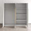 Armoire en bois manufacturé Brazeal
