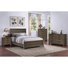 Blinda Dark Oak Queen Bedroom Set With Dresser, 2 Nightstands, And Chest