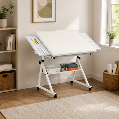 1500 pièces de plateau de table en métal 1500 pièces pour cadeau adulte avec 4 plateaux (blanc)