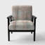 Fauteuil d'appoint rembourré Maccarone - Intersect II - gris
