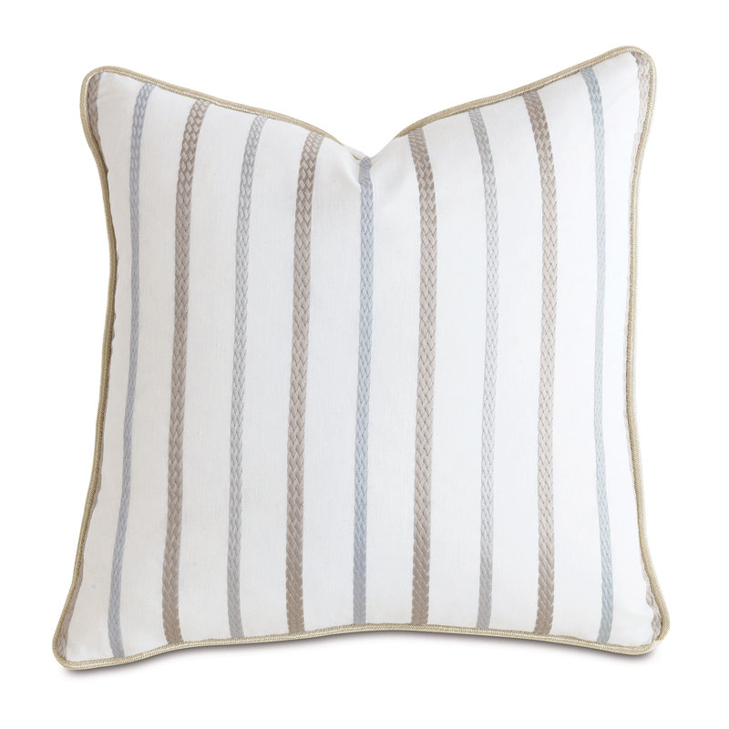 Decima Square Pillow Cover & Insert, Polyester