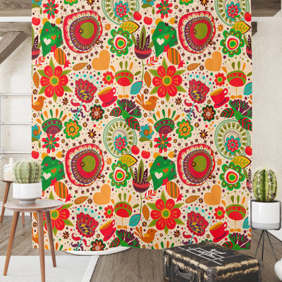 Floral Shower Curtain