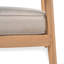 Fauteuil club en bois d'acacia avec coussin de siège Mallorca