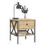 Tahnaout 40 cm W Iron Bedside Table-135005047-169839291