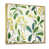Toile avec cadre flottant or