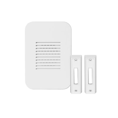 Ensemble de carillon de sonnette compatible avec 2 mini-vidéo Primechime Plus