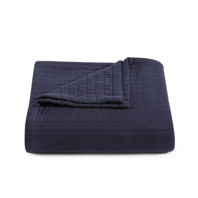 Tommy Hilfiger Essential Weave Solid Cotton Blanket