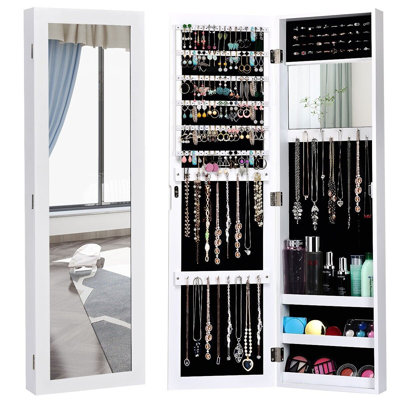 Rilea Wall Jewellery Cabinet Jewelry Armoire