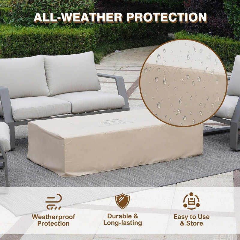Outdoor Propane Fire Pit Table Set