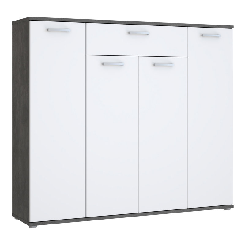 Atterson 47.1cm Sideboard, White/Grey