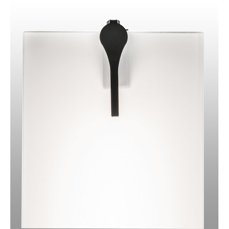 Akranes LED Flush Mounted Sconce, Flat Black