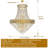 Jeyceon 34 - Light Iron Dimmable Chandelier