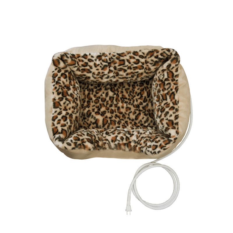 Hauer Animal Print Polyester Pet Bed