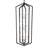 12-Light  Farmhouse Kitchen Chandeliers, Matte Black And Sliver Vintage Rustic Cage Light Fixture Adjustable Height  Chandeliers For Dining Room Hallway Foyer Entryway(E12 Bulbs Not Included)