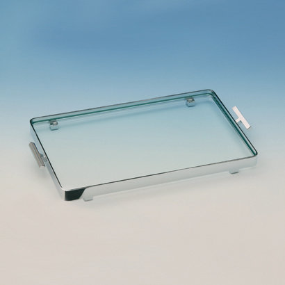 Plateau de coiffeuse Box, Chrome poli