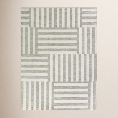 Striped Indoor / Outdoor Rug