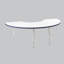 Table d'activité thermofusionnée 36 "x 72" avec pieds réglables et pivotants standard - blanc / bleu poudre / blanc-113909047