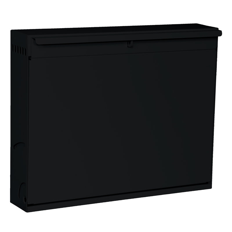 Casier de 18 po de largeur, Noir
