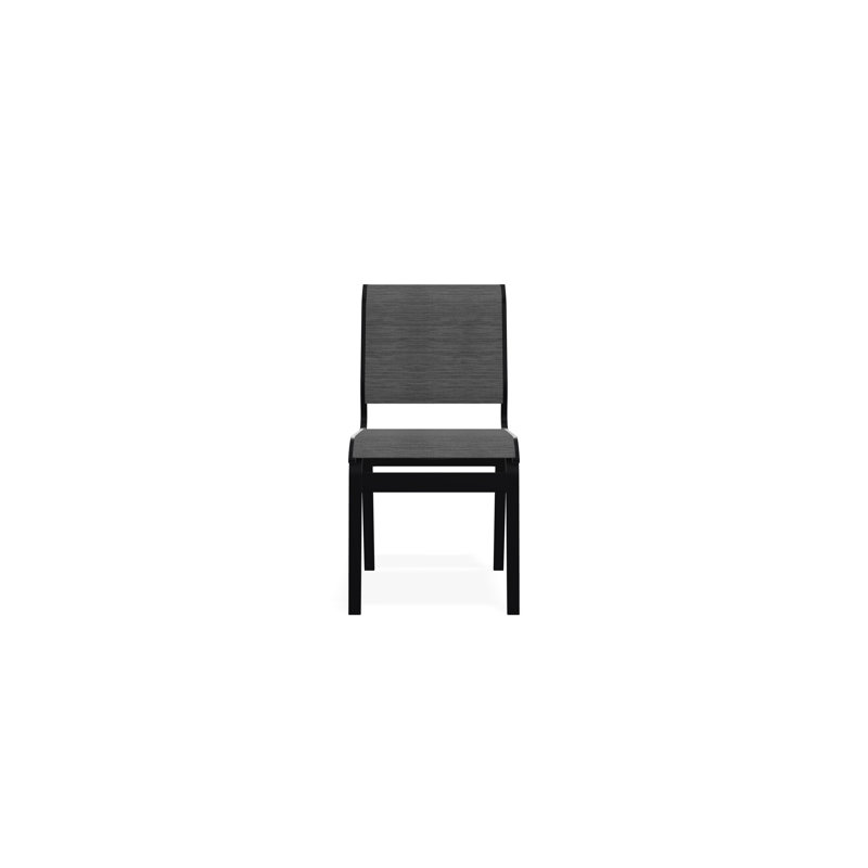 Aruba II Outdoor Dining Chair, Black, Collect Charcoal