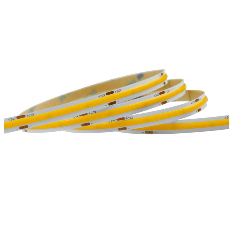 24V COB LED Strip Lights with 480 LEDs/M, 10W/M, 1100lm/M, CRI 90-92, 5m Roll, IP65, 6000K
